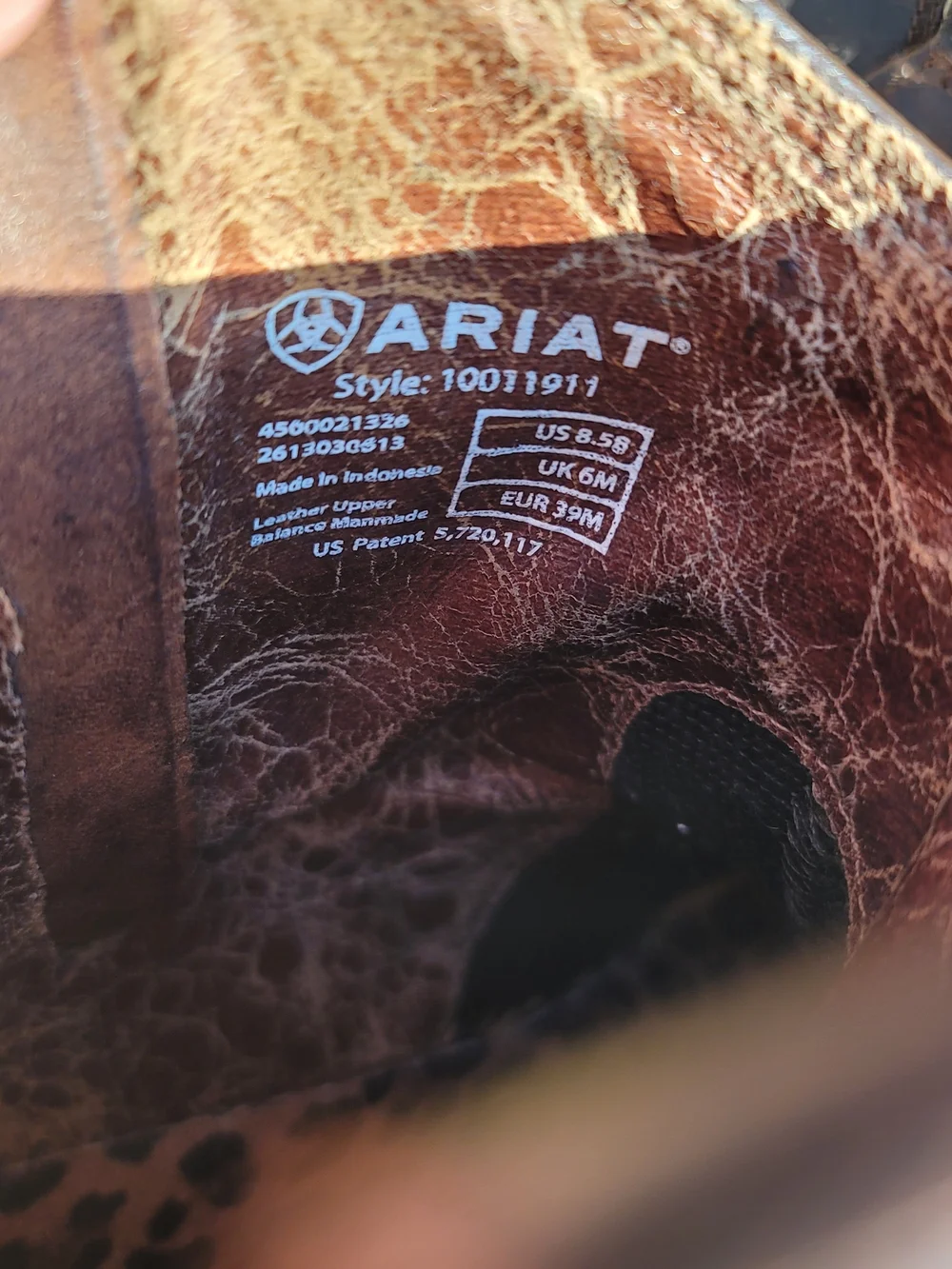 Men's Brown Leather Western Boots